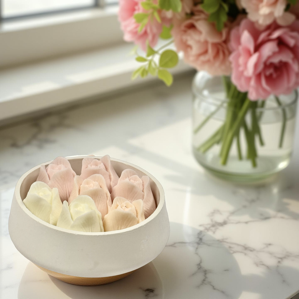 Lumânare florală Rosa Armonia - imagine 4