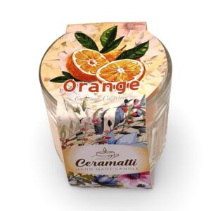 Lumanare Emozione Orange, 180gr