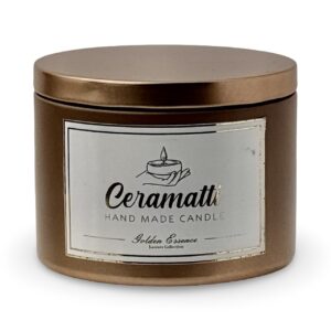 Luminare Ceramatti Candle, rose gold