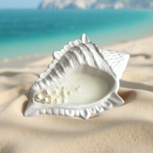 Lumanare Scoica Perlată Marină