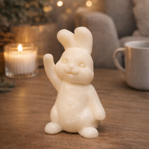 Lumânare decorativă „Iepuraș Hello”