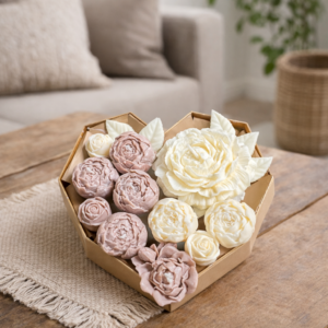 Lumânare Blush Rose Garden